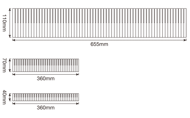 ポリスチレン仕切板 中 ５枚入り 約幅３６ 奥行０ ２ 高さ７ｃｍ ポリプロピレン収納 通販 無印良品